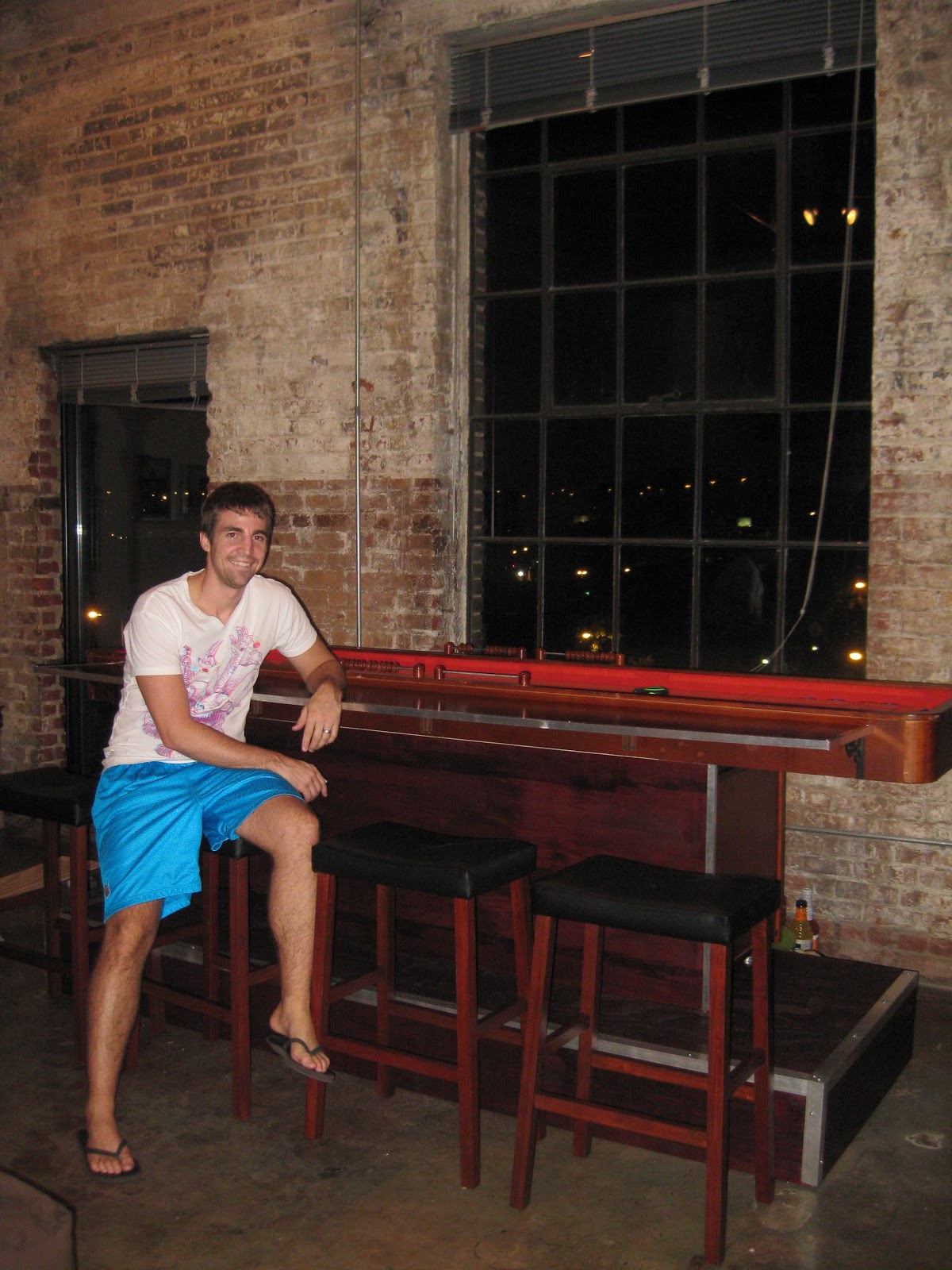 love, the porters the shuffleboard bar!