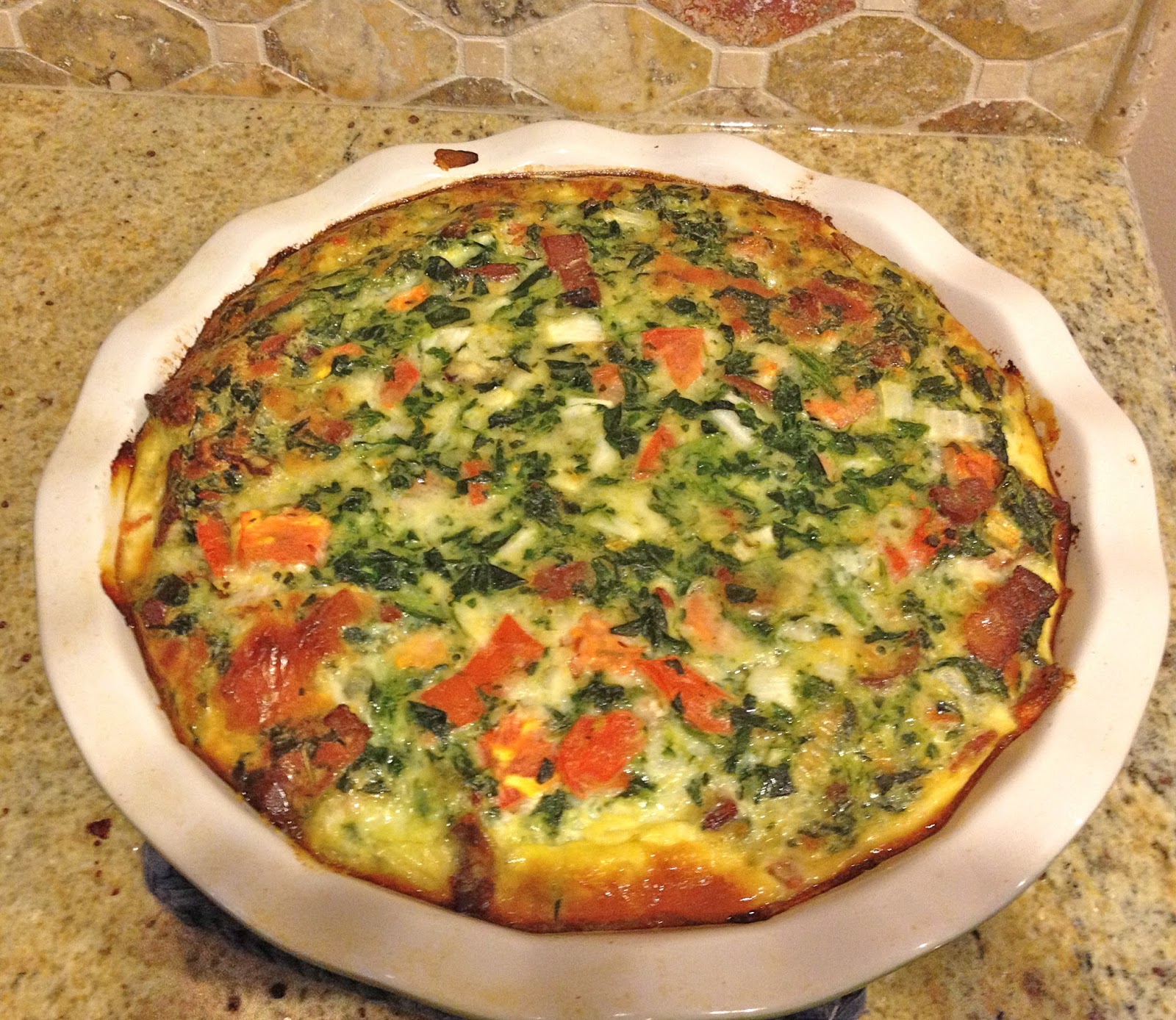 I do deClaire BLT Crustless Quiche