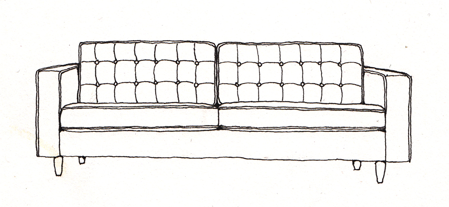 Couch Drawing Couch Drawing