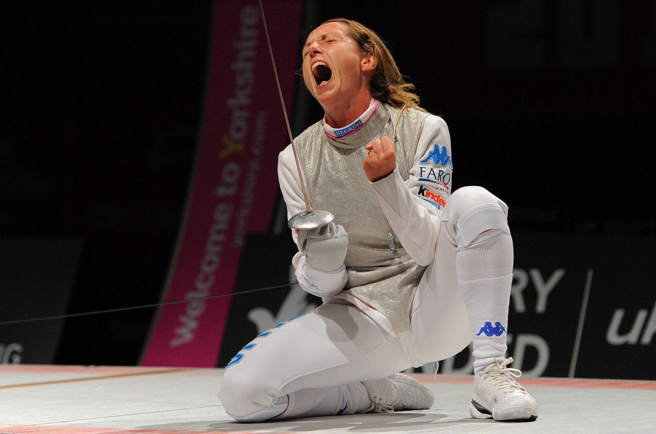 Sassy fencer Curtain falls for european senior fencing championship '11
