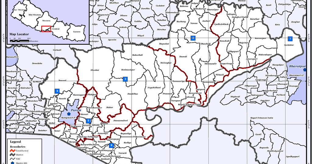 Map Of Nawalparasi District With Vdc Nawalparasi District, Nawalparasi Lumbini Nepal, Nawalparasi News, Maps:  Maps Of Nawalparasi