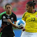 Canada will face Colombia in the semi-final stage of the XVI Pan American Games Women's Football Tournament.