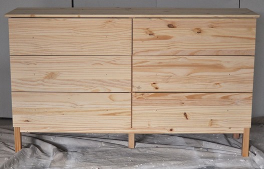 Ikea Tarva Textured Panel Dresser Makeover Hackers Besides Priming And Painting Kate Added Some Touches To Elevate The Basic Tarva Design 1½ X ¾ Inch Pieces Of Wood Are Legs On Sides For