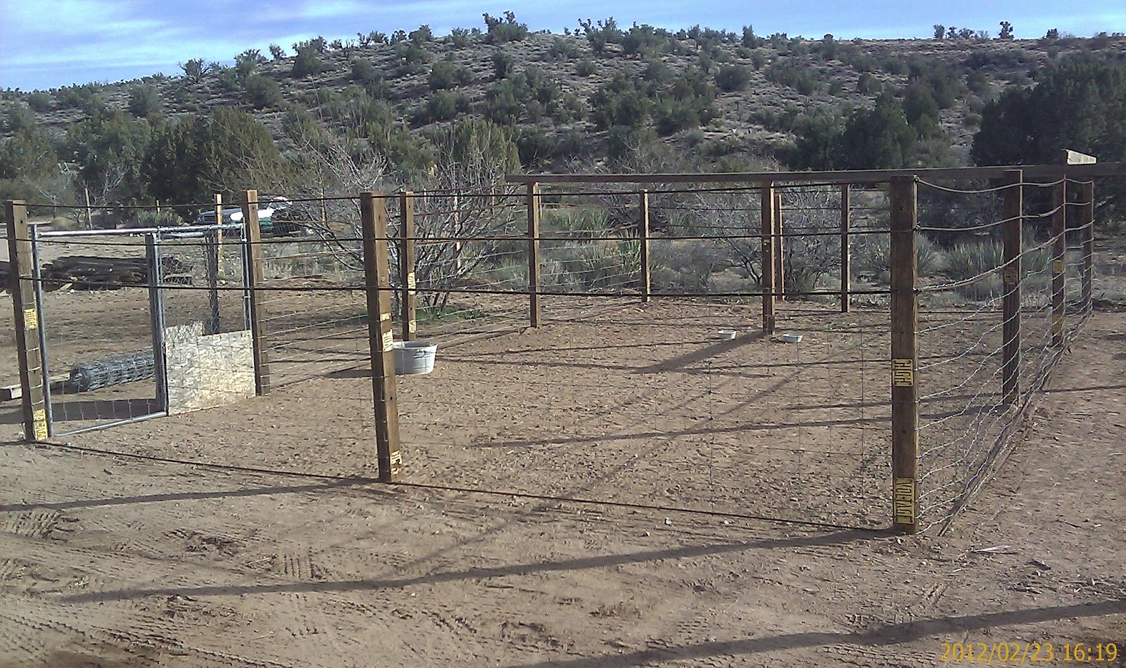 Pioneering Arizona New goat pen