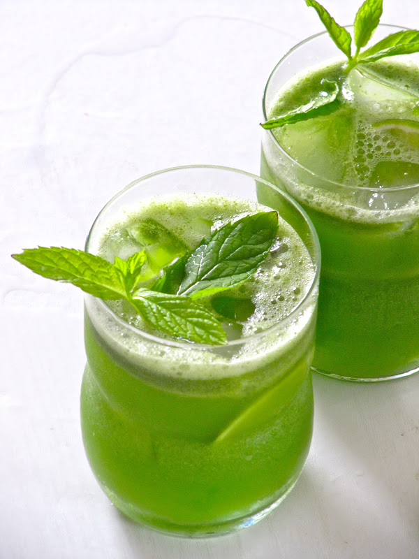 Plateful Limonana—Refreshing Mint Lemonade—the coolest of summer drinks