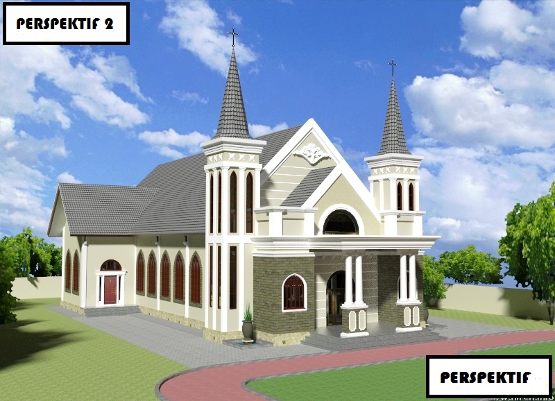 Maket Gedung Gereja Lahairoi
