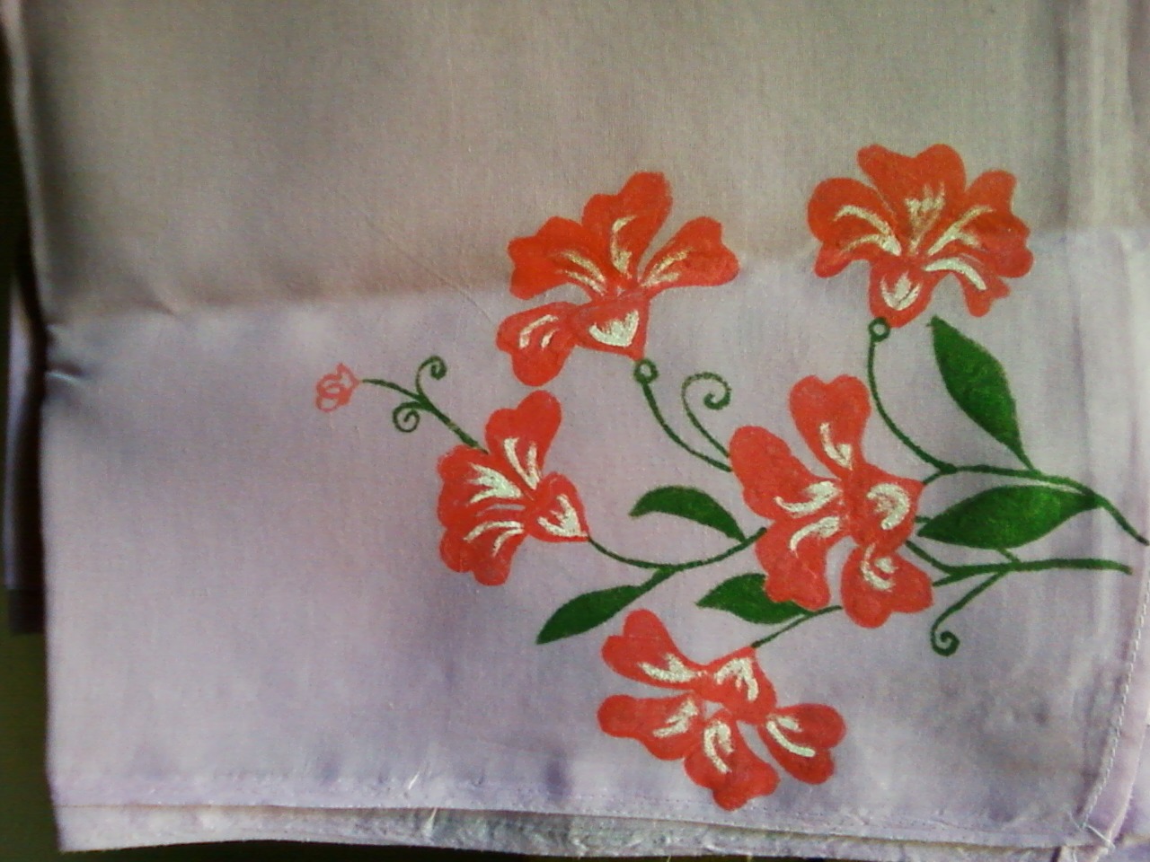 fabric painting in churidar