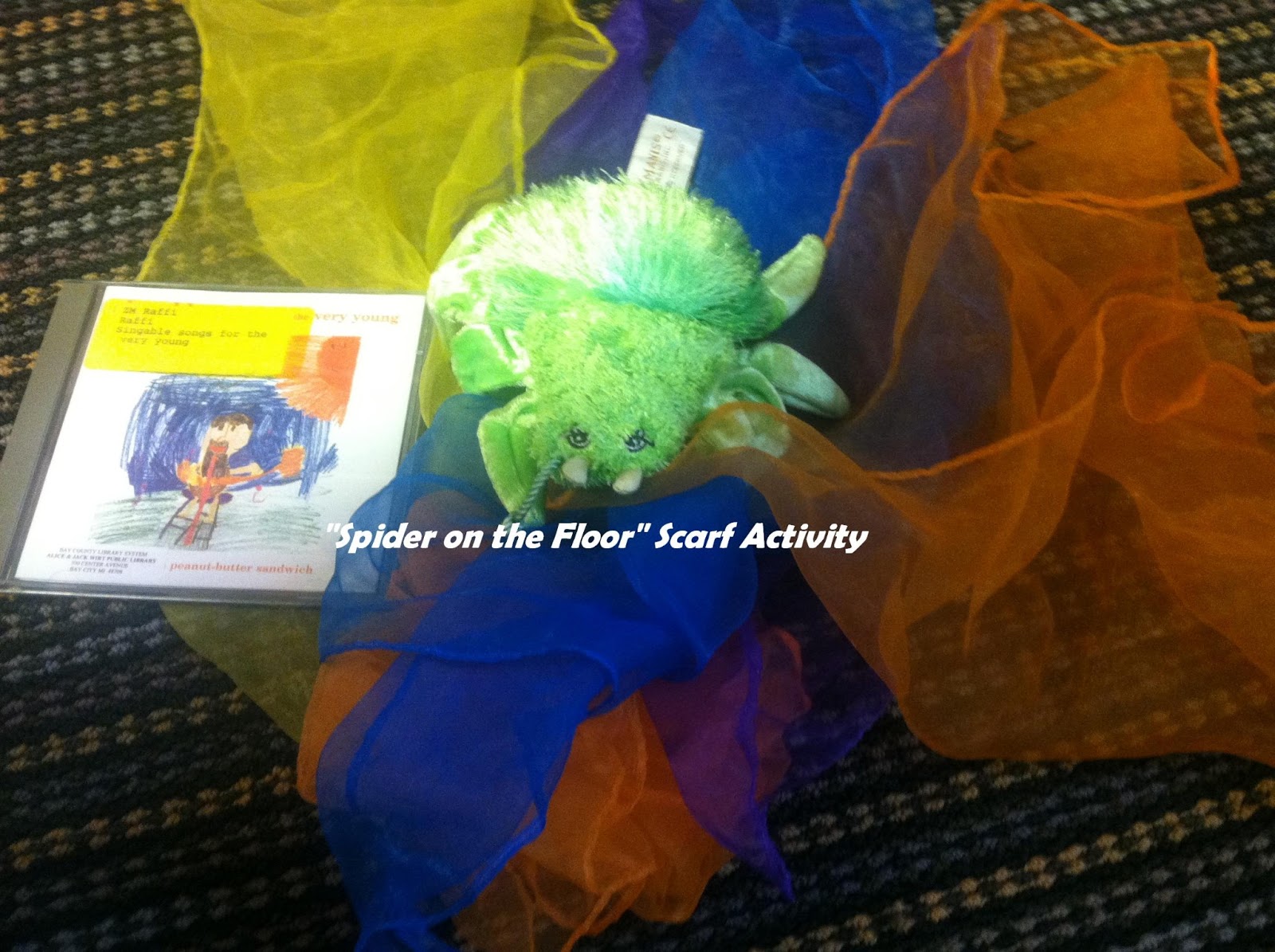 Spider On The Floor Scarf Activity