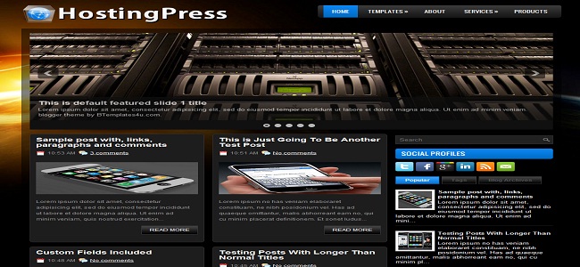 HostingPress Blogger Template