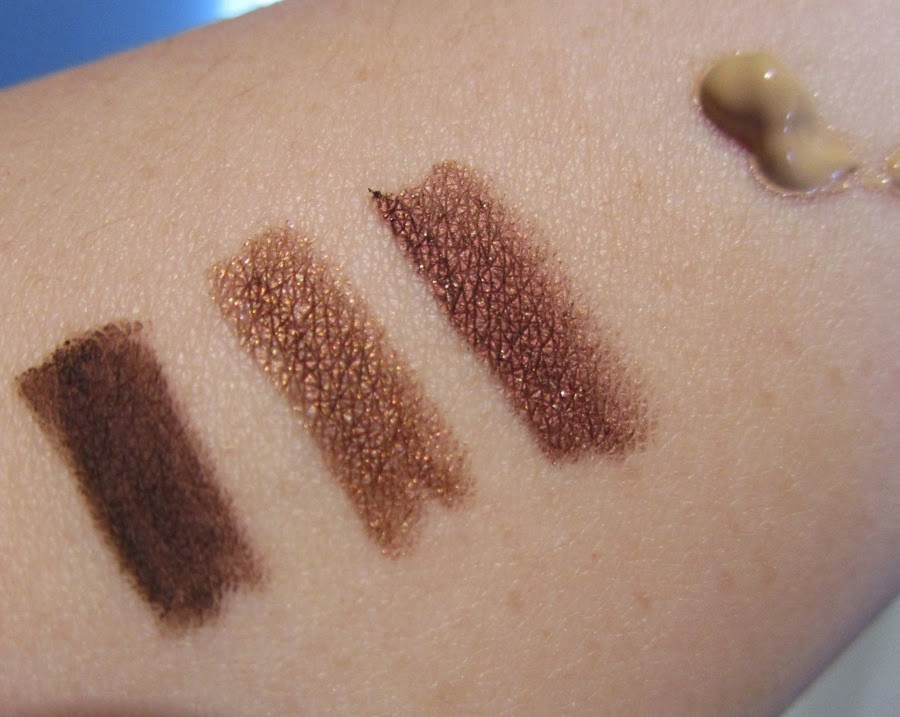 Rouge Deluxe Pixi H2O Skintint, Bronzebeam Endless Silky Eye Pen and Shea Butter Lip Balm