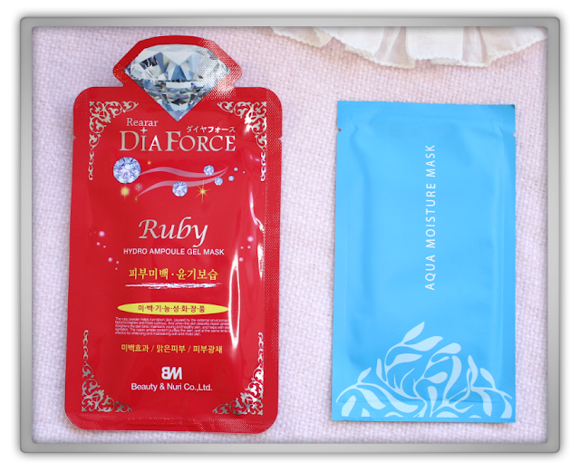 MaskGenie September Pouch review DiaForce Ruby Hydro Ampoule Gel Mask Simply Aqua Moisture Mask MaskGenie September Pouch review DiaForce Ruby Hydro Ampoule Gel Mask Simply Aqua Moisture Mask