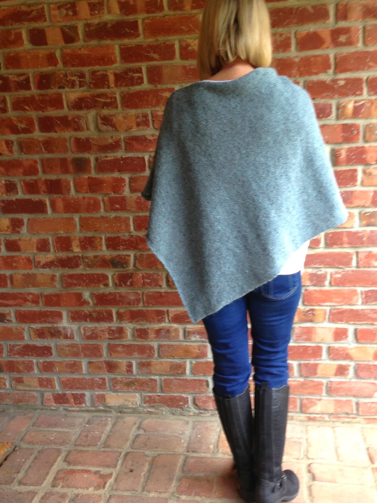 Easy Folded Poncho Knitionary