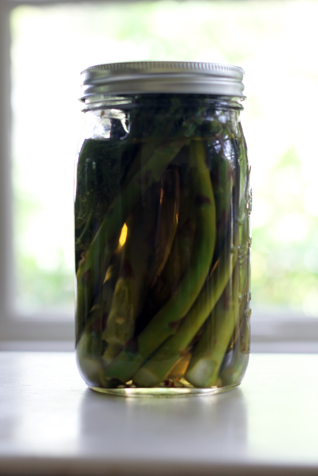 Blue Kale Road Pickled Asparagus