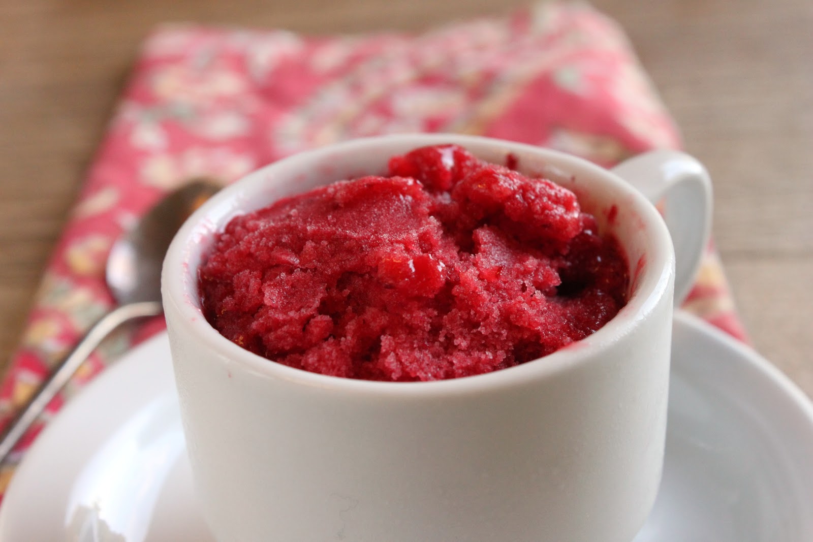 Fruit smoothie sorbet