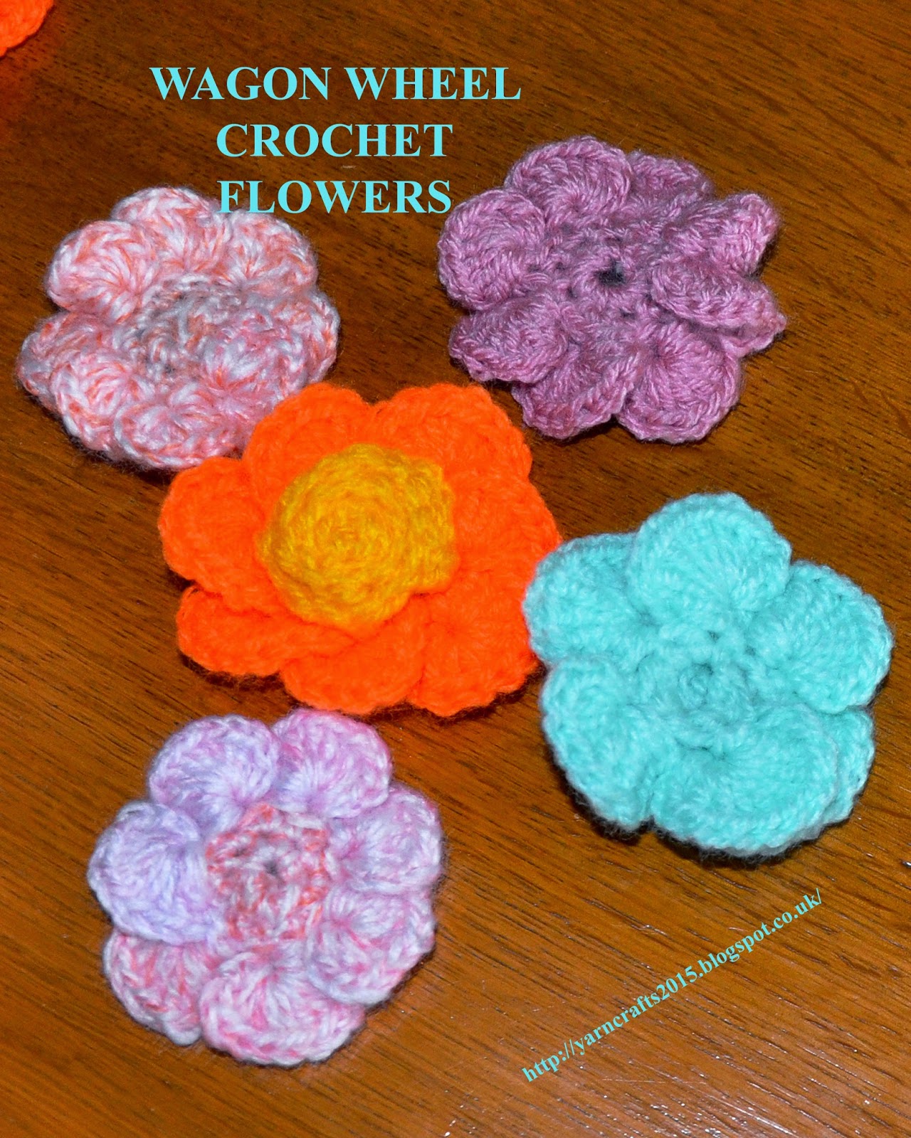 Yarn Crafts from Ann's Yarn Barn Free Crochet Pattern Wagon Wheel