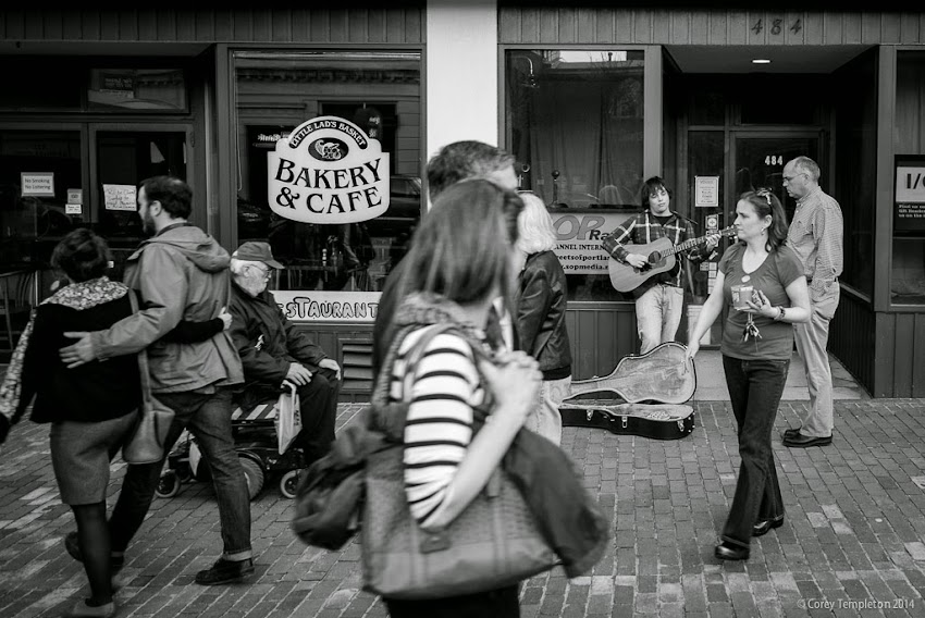May 2014 Portland, Maine Congress Street First Friday Art Walk People photo by Corey Templeton