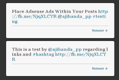 Transform your Text To Twitter Looking Design Using JQuery Transform your Text To Twitter Looking Design Using JQuery
