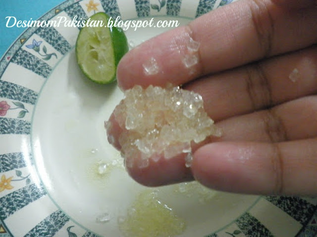 homemade foot scrub