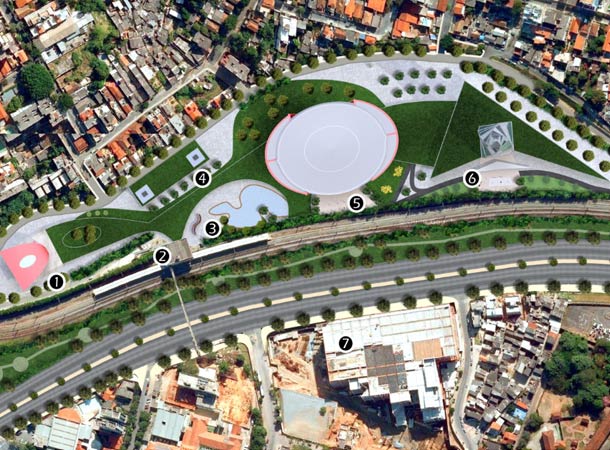 The Tallest Building In Latin America To Be Built In Belo Horizonte! Site plan for the site of new tallest building in Latin America