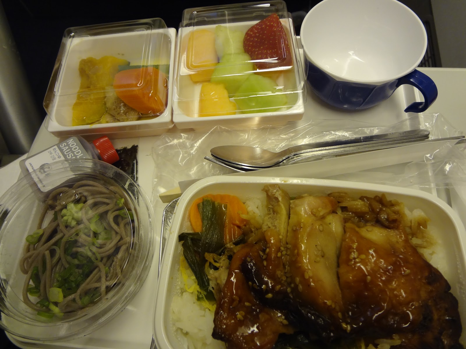 Namaste🍁 Japan Airlines inflight meals in Tokyo to San Francisco Route