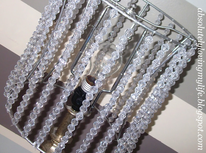 Loving Life DIY Beaded Lamp Shades
