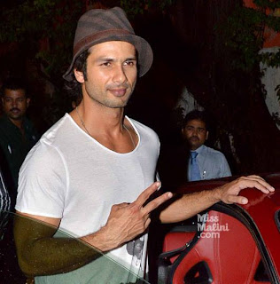 Shahid Kapoor spotted at Olive in Bandra