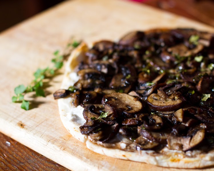 Season with Saltbush Mushroom and Native Thyme Pizza