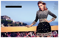 Scarlett Johansson strikes a pose for Vogue Russia October 2012 Issue