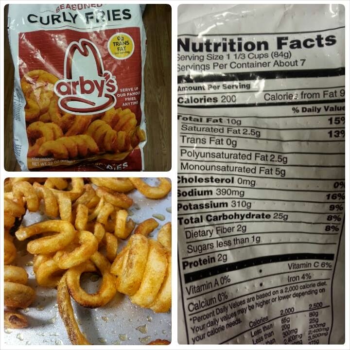 Shannon's Lightening the Load Arby's Seasoned Curly Fries