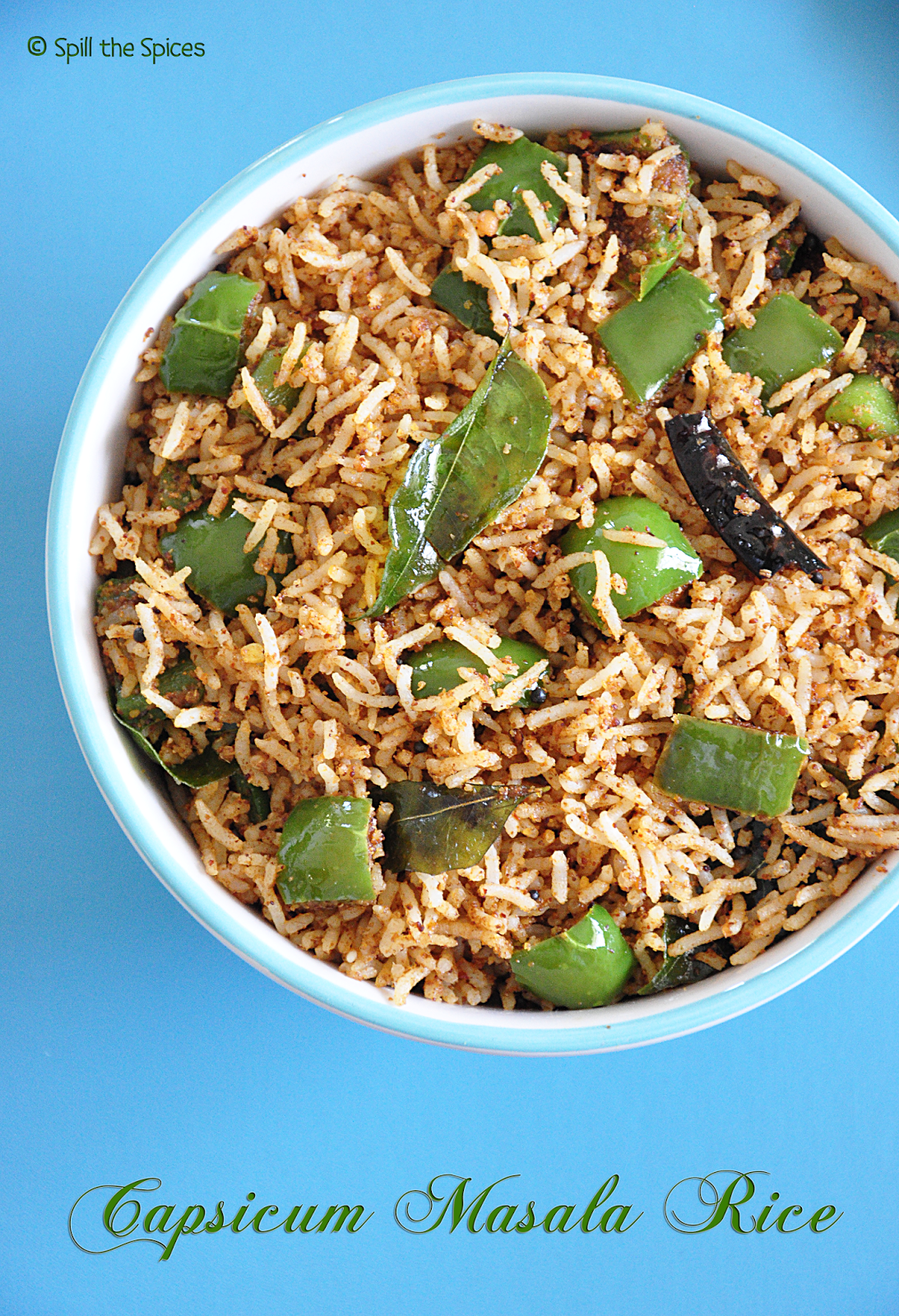 Capsicum Masala Rice Spill the Spices
