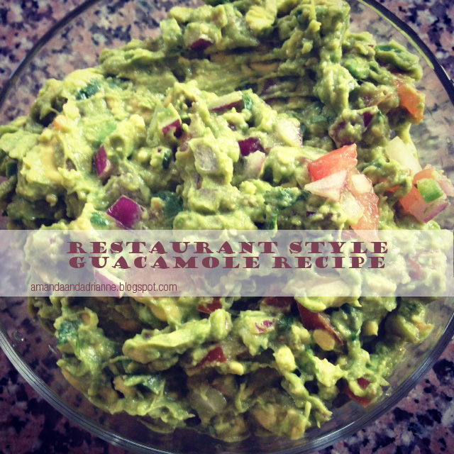 A Love Affair With Eyeliner Restaurant Style Guacamole Recipe