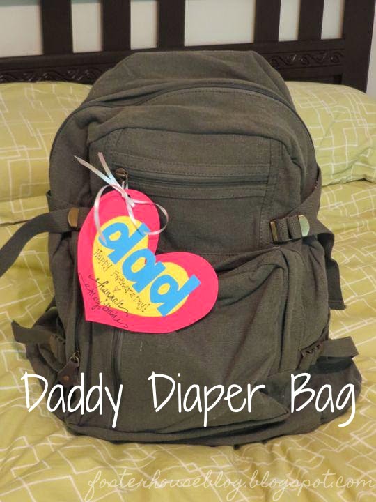 Daddy Diaper Bag Foster House