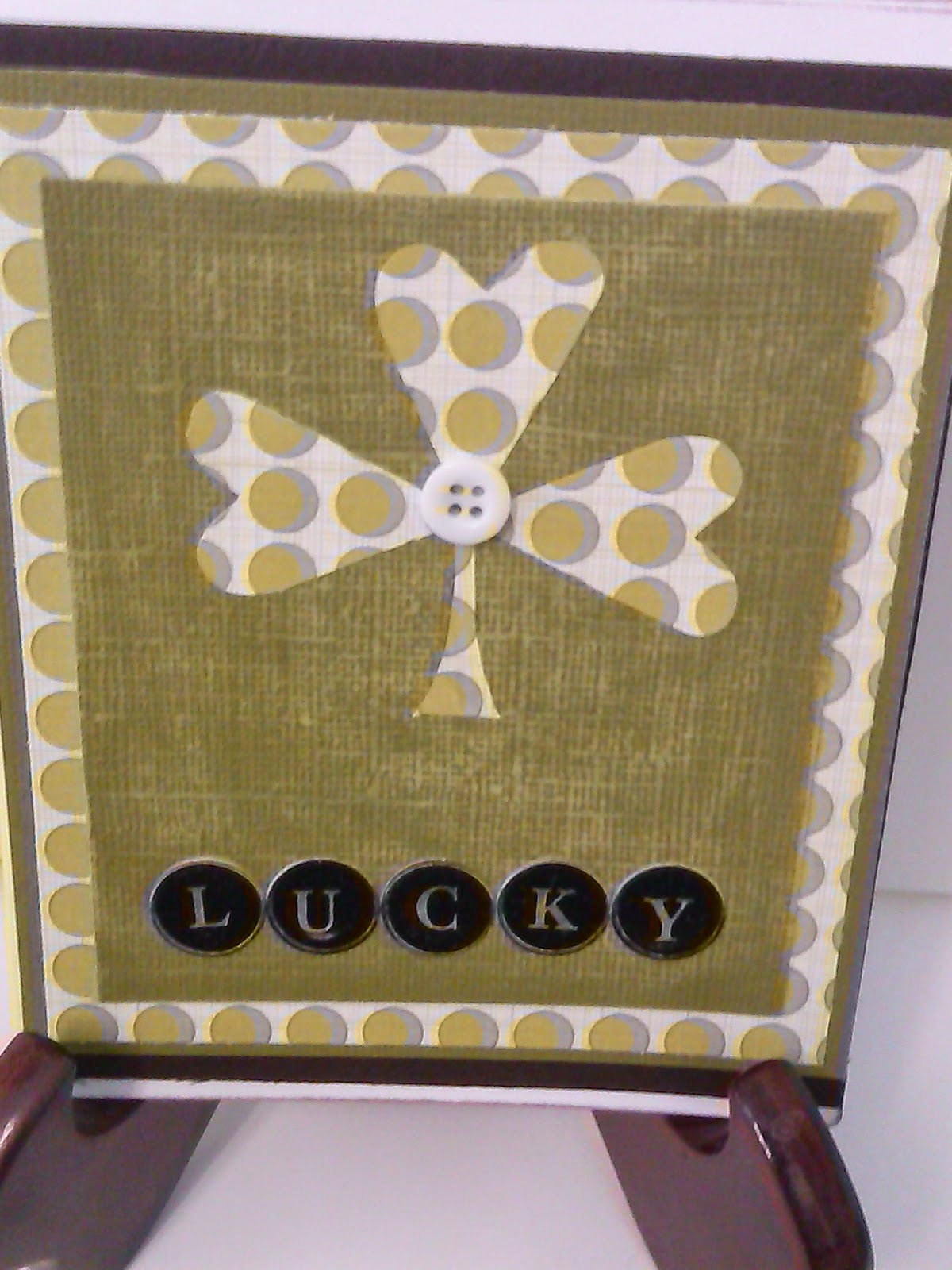 Confessions of a Craft Junkie St. Patty's Day quickie!