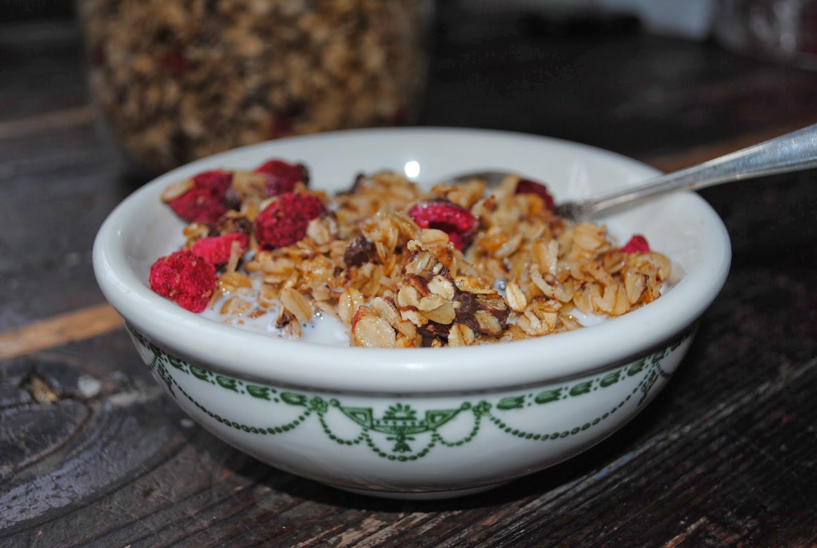 Paratus Familia Blog Chunky Raspberry Chocolate Granola