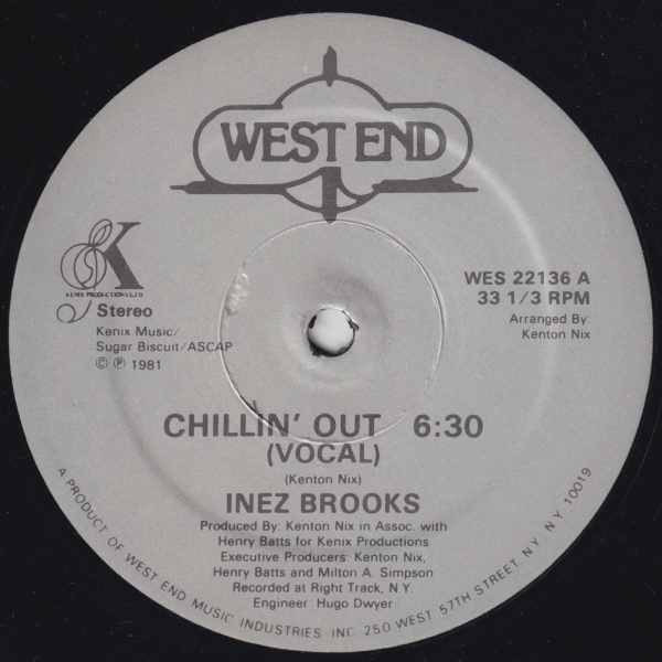 Inez Brooks Chillin Out Inez Brooks Chillin Out