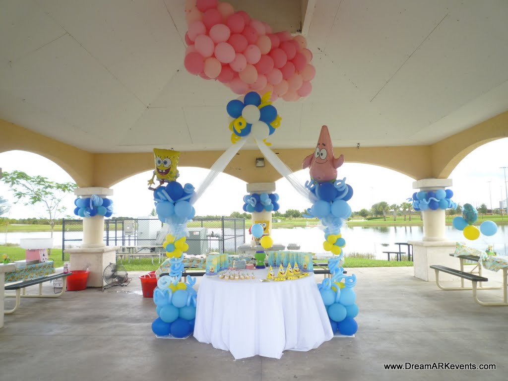 DreamARK Events Blog: SpongeBob Theme Birthday Decor.