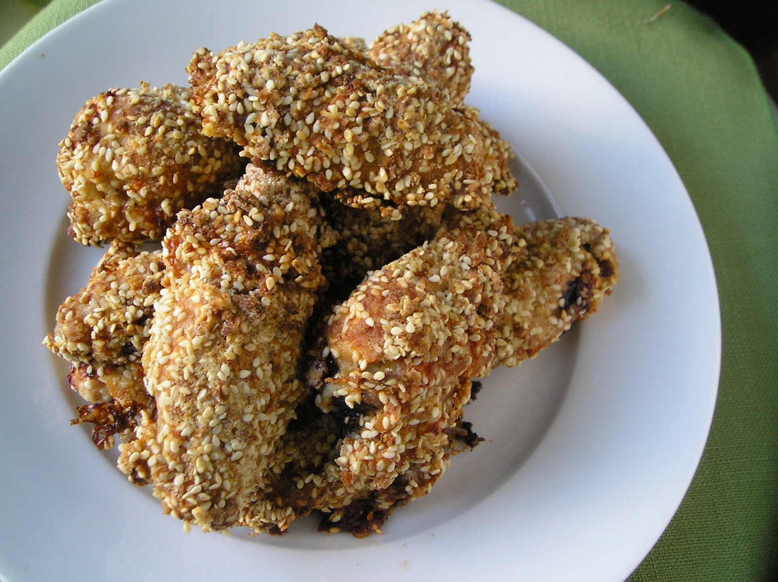 Crunchy Baked Sesame Chicken Wings Edesia's Notebook