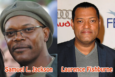 Samuel L. Jackson ve Laurence Fishburne Samuel-Laurence