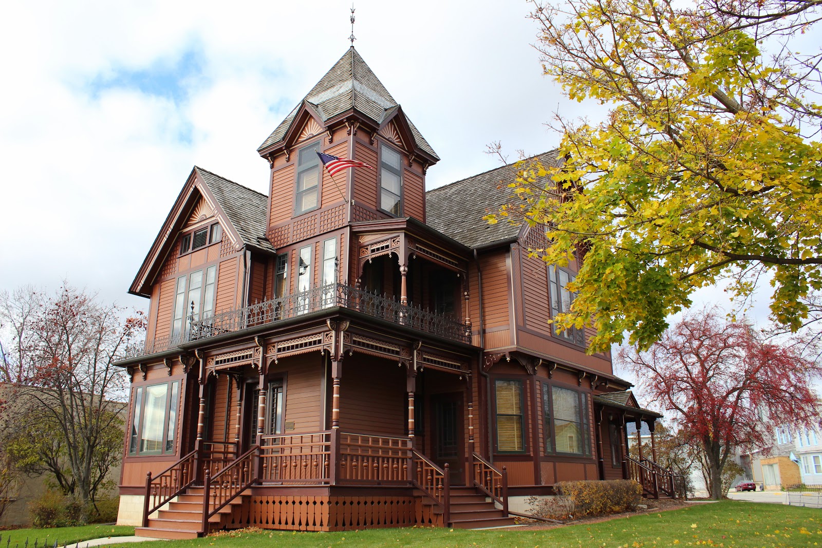 Wisconsin Historical Markers H.C. Timm House and Marker