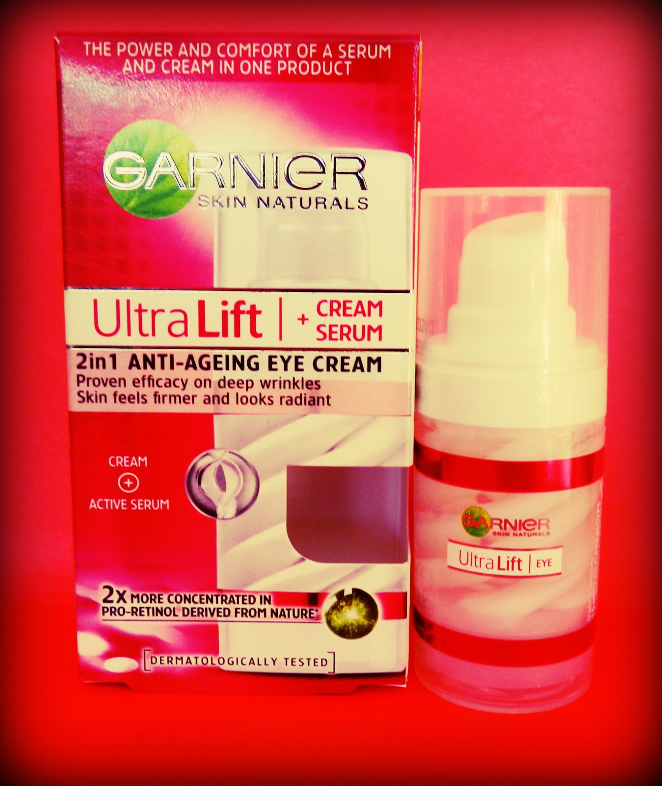 Unfade what fades Garnier Ultra Lift 2in1 AntiAgeing Eye Cream review