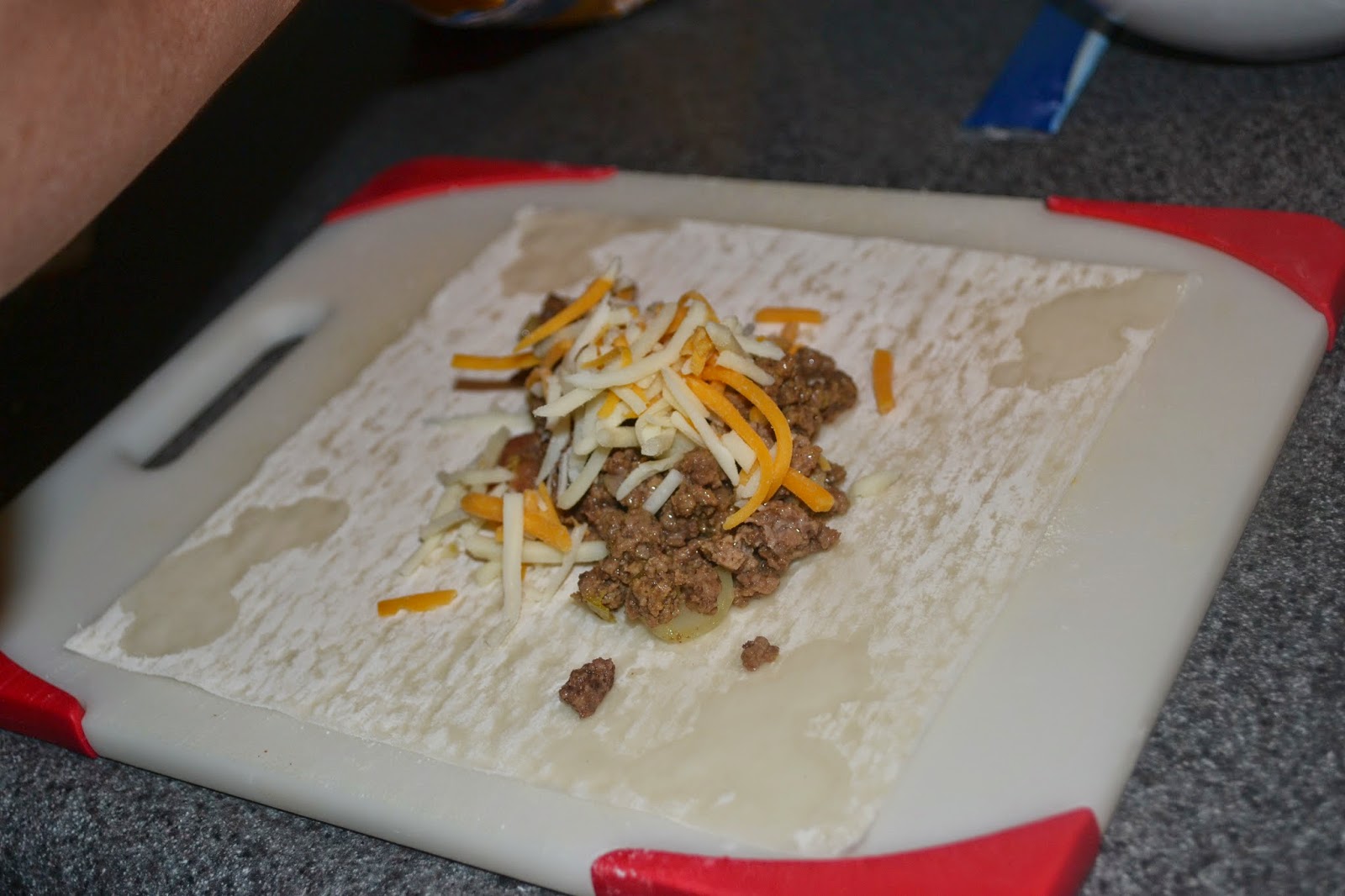 Life in Kenzie's Kitchen Baked Bacon Cheeseburger Egg Rolls