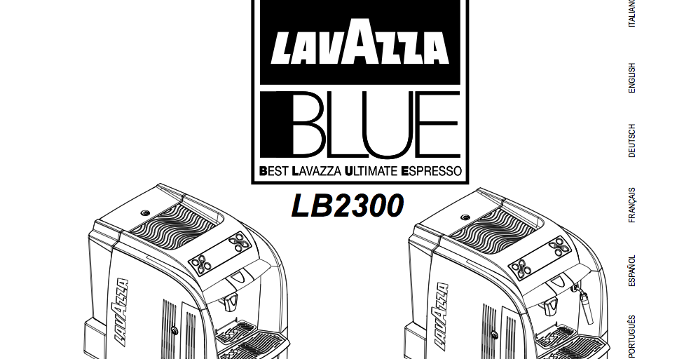 Lavazza LB2312 Espresso Machine Lavazza LB23XX User Manual