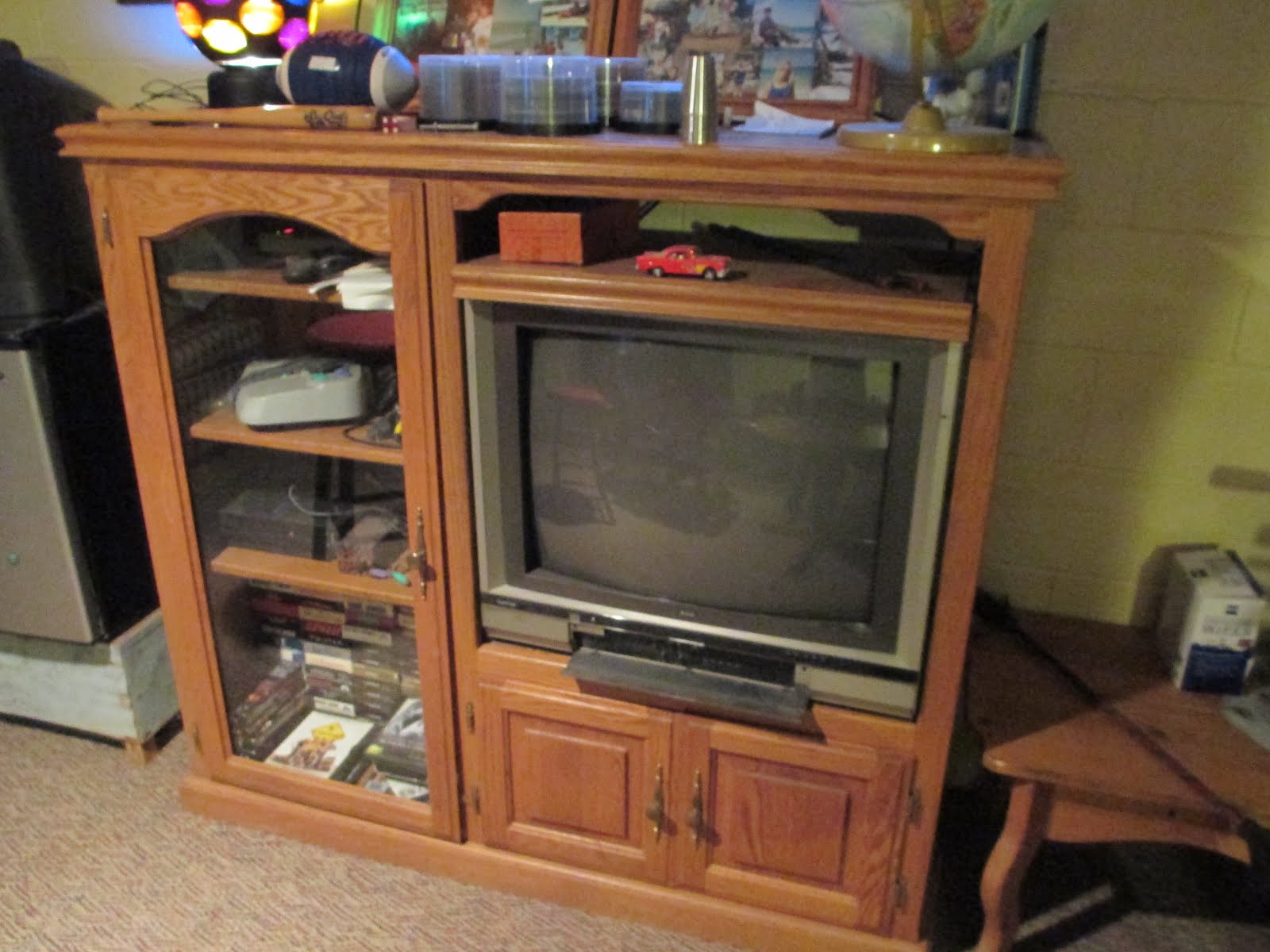 IT’S ALL GOOD. entertainment center transformation!