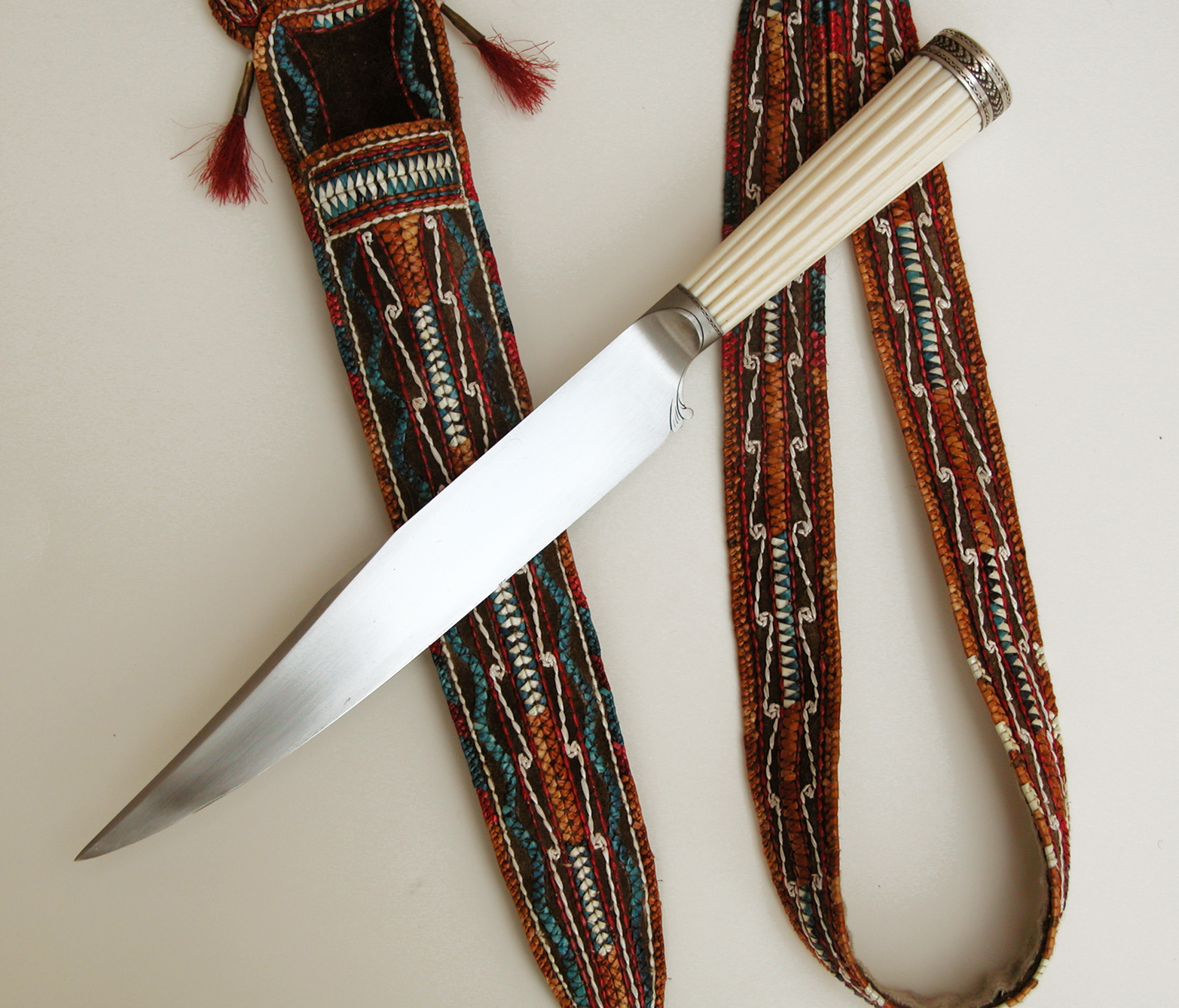 Contemporary Makers Quilled Knife Sheath by Lally House for Mike Mills