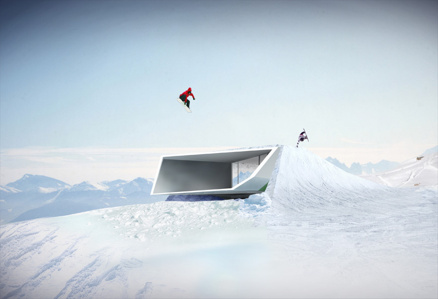 Snowboardable Architecture illicit snowboarding