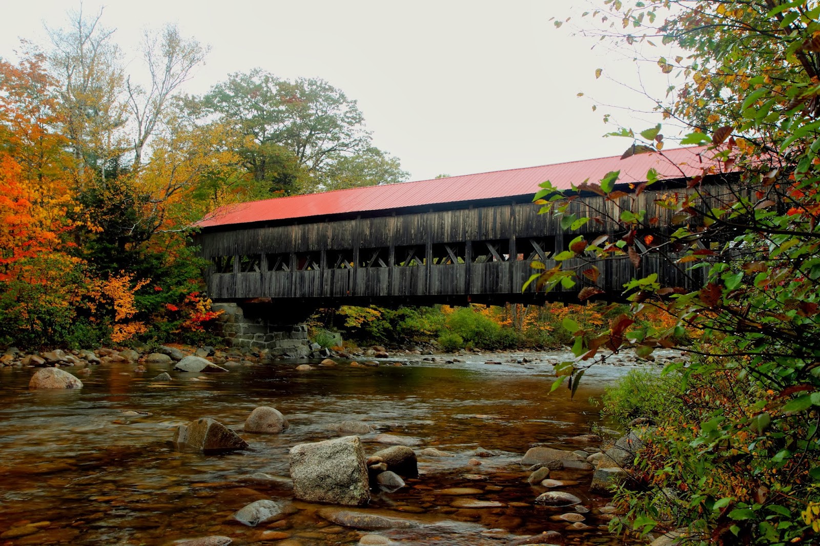 Travel to the Northeast White Mountains to White River Junction, Vermont