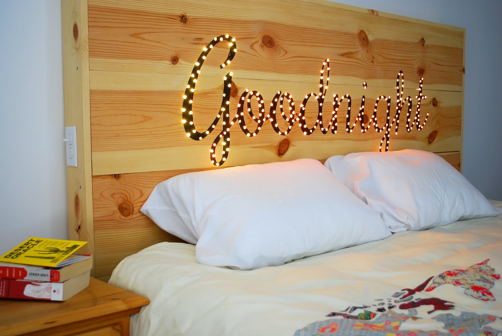 diy light up headboard