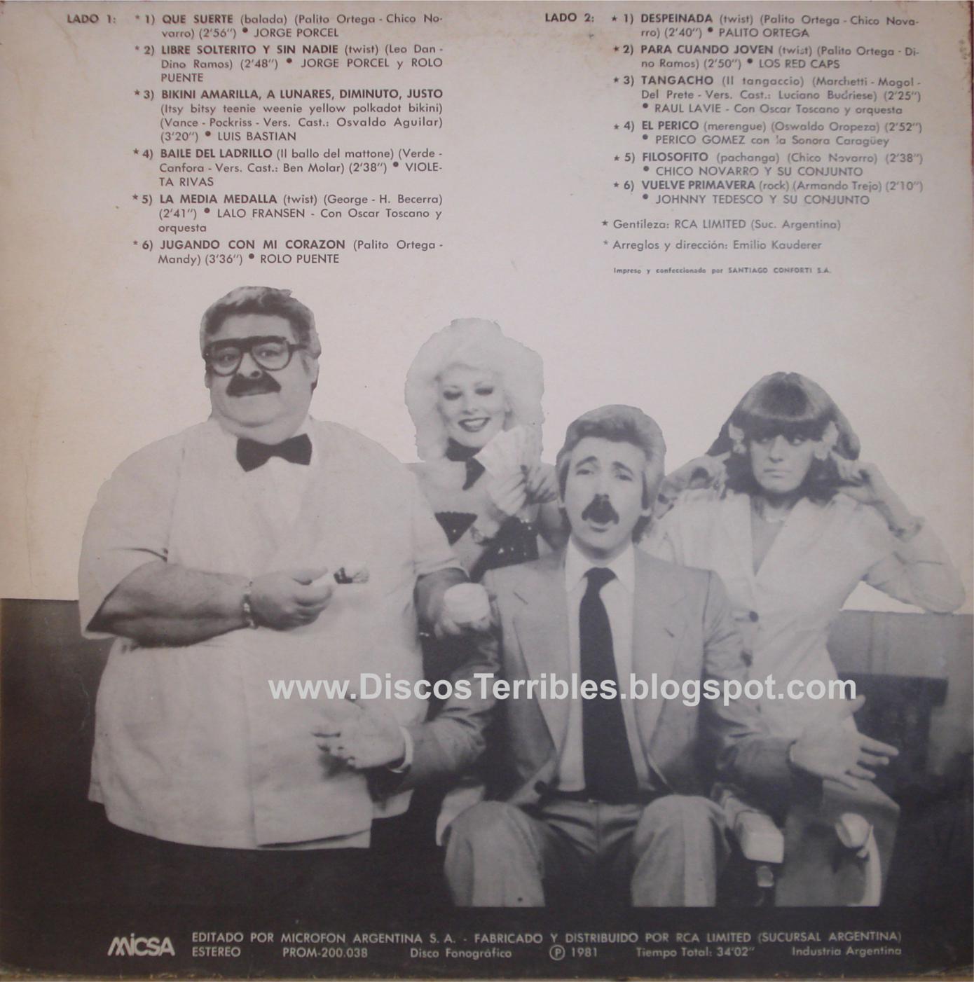 Discos Terribles La Peluquería de Don Mateo