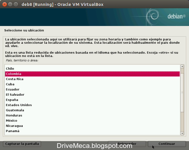 DriveMeca instalando Debian Jessie paso a paso