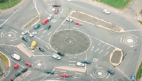 Roundabout Road Sign. poland, Roundabout Road Sign. Roundabout Road Sign. poland,